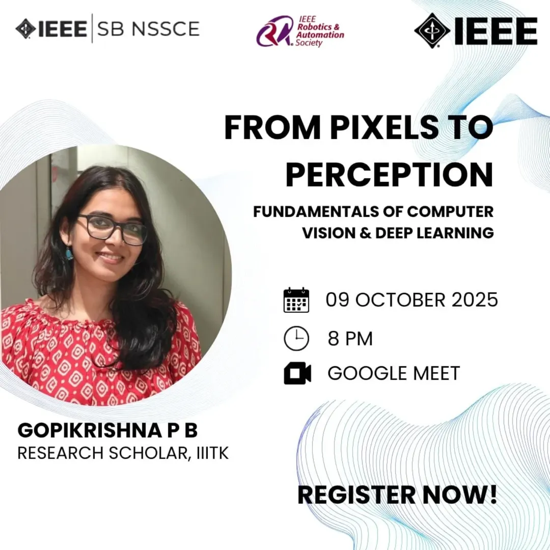 FROM PIXELS TO PERCEPTION - Talk Session